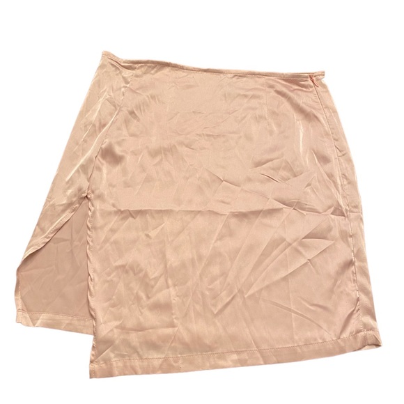 SHEIN Dresses & Skirts - {Shein} Slip Skirt with thigh split mini pink